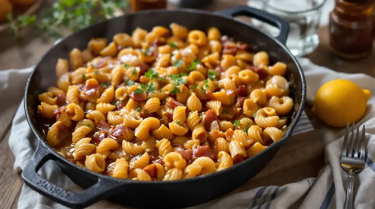 Deze ham-pastaovenschotel is zo lekker dat mijn tieners zeker wisten dat hij van de traiteur kwam