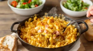 Kaas, ham en een krokant korstje: dit is de macaronischotel waar iedereen voor terug blijft komen