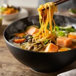 Kook mee met MAX: Japanse misosoep met zalm en shiitake die je in weinig tijd op tafel zet