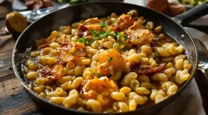 Kook mee met MAX: spruitjesstamppot met gebakken appel en knapperig mosterdzaad