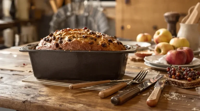 Net als bij oma aan de keukentafel: zo bak ik een ouderwetse appel-rozijnencake