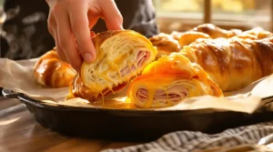 Zin in een bijzonder zondags ontbijt? Ik maak deze hartige croissants in 20 minuten